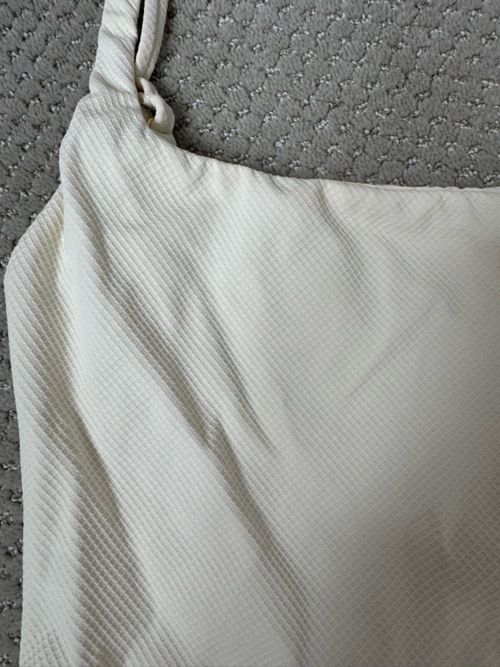 Lenny Niemeyer Ivory Textured Scoop Back One Piece Swimsuit S - Picture 6 of 11
